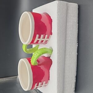 Pair of Football mugs